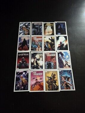 2023 Topps Star Wars Flagship Series Cover Art Set of 16 Trading Cards